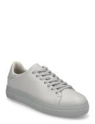 Slhdavid Chunky Leather Sneaker Noos Grey Selected