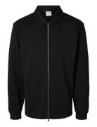 Slhemanuel Soft Full Zip Sweat Noos Black Selected