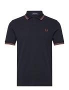 Twin Tipped Fp Shirt Navy Fred Perry