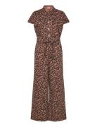 Mathildell Jumpsuit Ss Brown Lollys Laundry