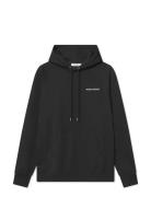 Wwfred Hoodie Chest Print Black WOOD WOOD