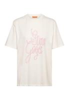 2243 Light Jersey, Short Sleeve T-S Cream STINE GOYA