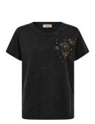 Mmmalka O-Ss Tee Black MOS MOSH