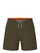 4.5-Inch Traveler Slim Fit Swim Trunk Khaki Polo Ralph Lauren