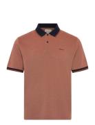 4-Col Oxford Ss Pique Orange GANT