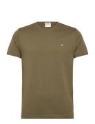 Slim Shield Ss T-Shirt Khaki GANT