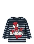 Nmmjosue Spider Nreg Ss Top Mar Navy Name It