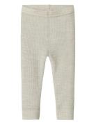 Nbnwax Wool Rib Legging Noos Cream Name It