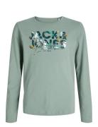 Jjgeplas Tee Ls Crew Neck Mni Green Jack & J S