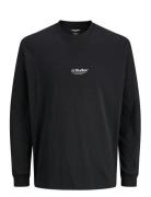 Jjesoho Tee Ls Crew Neck Noos Jnr Black Jack & J S
