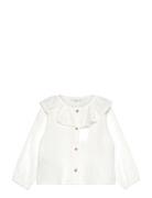Bambula Embroidered Blouse White Mango