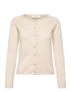 Rwlaica Cashmere Ls O-Neck Raglan C Cream Rosemunde