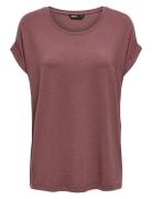 Onlmoster S/S O-Neck Top Noos Jrs Pink ONLY