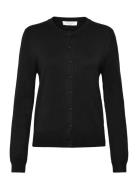 Rwdenise Ls Regular Cardigan Black Rosemunde