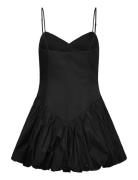 Lissett Poplin Mini Dress Black Bardot