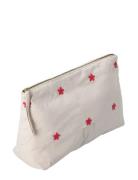 Daisy Karla Toiletry Bag 30X10X20 Cm Sand/Red Beige Juna