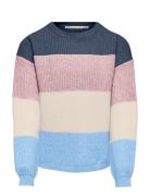 Kogsandy L/S Stripe Pullover Knt Noos Patterned Kids Only