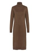 Milasz Roll Neck Long Dress Brown Saint Tropez