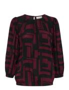 Kalorina Amber Blouse Red Kaffe