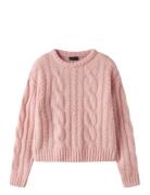 Nlfnaible Ls Short Knit Pink LMTD