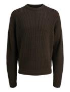 Jjkaito Knit Crew Neck Bf Brown Jack & J S