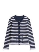 Co Jersey Stch Reversible Cardi Navy Tommy Hilfiger