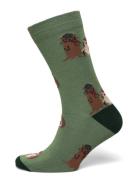 Animal Bamboo Sock Green Lindbergh