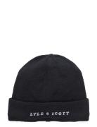 Script Beanie Navy Lyle & Scott