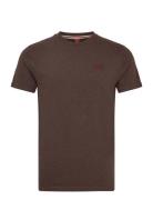 Essential Logo Emb Tee Brown Superdry