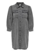 Onlfelica Dnm Dress Noos Grey ONLY