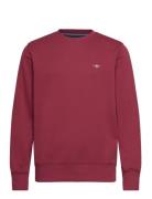Reg Shield Cneck Sweat Red GANT