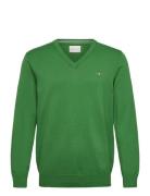 Classic Cotton V-Neck Green GANT
