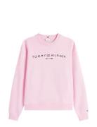 Mdrn Reg Corp Logo C-Nk Swtshrt Pink Tommy Hilfiger