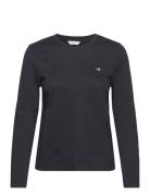 Reg Shield Ls T-Shirt Navy GANT