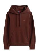 Tjw Reg S Flag Hoodie Brown Tommy Jeans