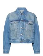 90S Trucker Jacket Gold Dust Blue Calvin Klein Jeans