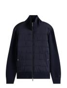 Dc Mixed Media Jacket Navy Tommy Hilfiger