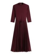 Slim 5X2 Rib Mix Midi Drs Burgundy Tommy Hilfiger