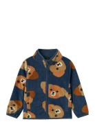 Nmmmeeko Fleece Jacket Aop2 Navy Name It