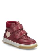 Shoes - Flat - With Velcro Red ANGULUS