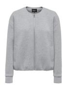 Onljudith Life O-Neck Scuba Jacket Otw Grey ONLY