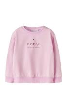 Nmfnadena Nreg Sweat Bru Pink Name It