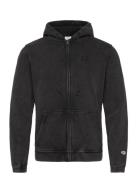 Full Zip Hoodie Sweatshirt Black Champion