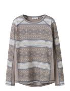 Nkfwillto Wool Ls Top Grey Name It