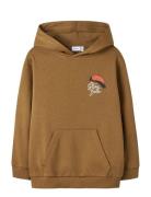 Nkmnopal Ls Nreg Sweat Wh Bru Brown Name It