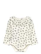 Floral Ribbed Body Cream Mango