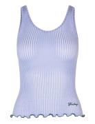 2355 Lux Seamless, Scoopneck Tank T Purple STINE GOYA