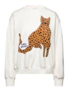 Sydneyll Leopard Sweatshirt Ls White Lollys Laundry