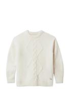 Fluffy Sweater White Calvin Klein