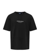 Osjcurated Rlx Print Ss Tee Vd Black ONLY & SONS